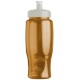 Transparent Grip Poly-Pure Sport Bottle, 27oz. - Push Pull Lid