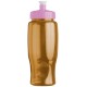 Transparent Grip Poly-Pure Sport Bottle, 27oz. - Push Pull Lid