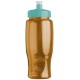 Transparent Grip Poly-Pure Sport Bottle, 27oz. - Push Pull Lid