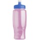Transparent Grip Poly-Pure Sport Bottle, 27oz. - Push Pull Lid