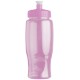 Transparent Grip Poly-Pure Sport Bottle, 27oz. - Push Pull Lid