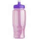 Transparent Grip Poly-Pure Sport Bottle, 27oz. - Push Pull Lid