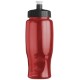 Transparent Grip Poly-Pure Sport Bottle, 27oz. - Push Pull Lid