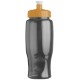 Transparent Grip Poly-Pure Sport Bottle, 27oz. - Push Pull Lid