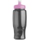 Transparent Grip Poly-Pure Sport Bottle, 27oz. - Push Pull Lid