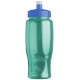 Transparent Grip Poly-Pure Sport Bottle, 27oz. - Push Pull Lid