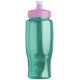 Transparent Grip Poly-Pure Sport Bottle, 27oz. - Push Pull Lid