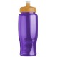 Transparent Grip Poly-Pure Sport Bottle, 27oz. - Push Pull Lid