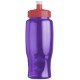 Transparent Grip Poly-Pure Sport Bottle, 27oz. - Push Pull Lid