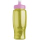 Transparent Grip Poly-Pure Sport Bottle, 27oz. - Push Pull Lid