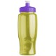 Transparent Grip Poly-Pure Sport Bottle, 27oz. - Push Pull Lid