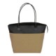 Abigail Two-Tone Polyester Tote Bag