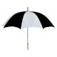 Wood Handle Manual Open Golf Umbrella, 60" Arc