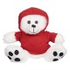 Plush Big Paw Bear w/ Hoodie, 8-1/2"