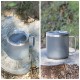 Camper Double Wall Stainless Steel Thermal Mug w/ Lid, 12oz.