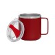 Camper Double Wall Stainless Steel Thermal Mug w/ Lid, 12oz.