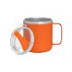 Camper Double Wall Stainless Steel Thermal Mug w/ Lid, 12oz.