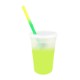 Mood Color Changing Stadium Cup Straw & Lid Set, 17oz.