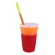 Mood Color Changing Stadium Cup Straw & Lid Set, 17oz.