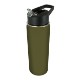 Halcyon® Sports Bottle w/Flip Straw Lid, 20 oz.