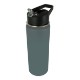 Halcyon® Sports Bottle w/Flip Straw Lid, 20 oz.
