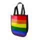 Rainbow Recycled Laminated Non-Woven Tote