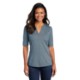 Port Authority® Stretch Ladies' Stretch Heather Open Neck Top