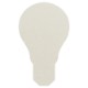 Light Bulb Pulpboard Coaster w/ Full Color Imprint, 80 pt.