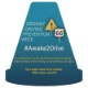 Safety Cone Pulpboard Coaster w/ Full Color Imprint, 80 pt.