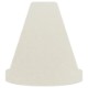 Safety Cone Pulpboard Coaster w/ Full Color Imprint, 80 pt.