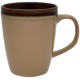 Antigua Earth Tone Ceramic Mug, 14oz.
