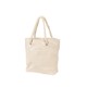 Trendy Cotton Canvas Rope Handle Tote