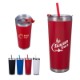 All Season Vacuum Tumbler w/ Straw, 20oz.
