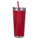 All Season Vacuum Tumbler w/ Straw, 20oz.