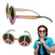 Peace Sign Tie Dye Sunglasses