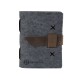 Harlequin Felt Journal, 5-1/4" x 6-7/10"