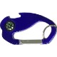 Jumbo Carabiner Key Ring w/ Compass & Bottle Opener