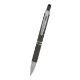 Quilted Rubberized Aluminum Stylus Pen