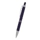 Quilted Rubberized Aluminum Stylus Pen