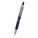 Quilted Rubberized Aluminum Stylus Pen