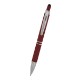 Quilted Rubberized Aluminum Stylus Pen