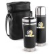 Leatherette Tumbler / Vacuum Bottle Set