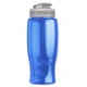 Transparent Grip Poly-Pure Sport Bottle w/ Flip Lid, 27oz.