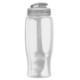 Transparent Grip Poly-Pure Sport Bottle w/ Flip Lid, 27oz.