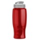 Transparent Grip Poly-Pure Sport Bottle w/ Flip Lid, 27oz.