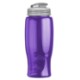 Transparent Grip Poly-Pure Sport Bottle w/ Flip Lid, 27oz.