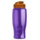 Transparent Grip Poly-Pure Sport Bottle w/ Flip Lid, 27oz.