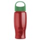 Poly-Pure Transparent Bottle w/ Oval Crest Lid, 27oz.