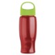 Poly-Pure Transparent Bottle w/ Oval Crest Lid, 27oz.