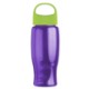 Poly-Pure Transparent Bottle w/ Oval Crest Lid, 27oz.